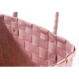 Kobolo Einkaufstasche geflochten rosa XXL