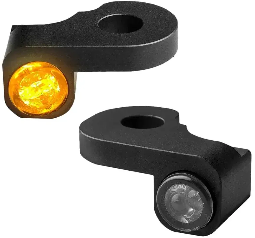Heinz Bikes Nano Harley Davidson Cvo 02-20 Drl Blinker Für Motorräder - Black - One Size