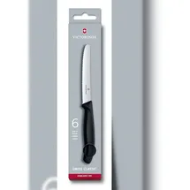Victorinox Swiss Classic Tomaten-/Tafelmesser 6-tlg. schwarz