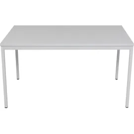 furni24 Mehrzwecktisch 160x80 cm Grau, - Grau