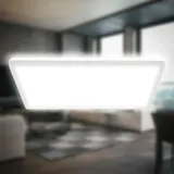 B.K.Licht LED Panel, 42x42 cm, - 22W, 3000lm, flach, backlight, neutralweiß, Weiß
