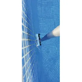 Planet Pool Profi Bodenbürste silber/schwarz 14 cm