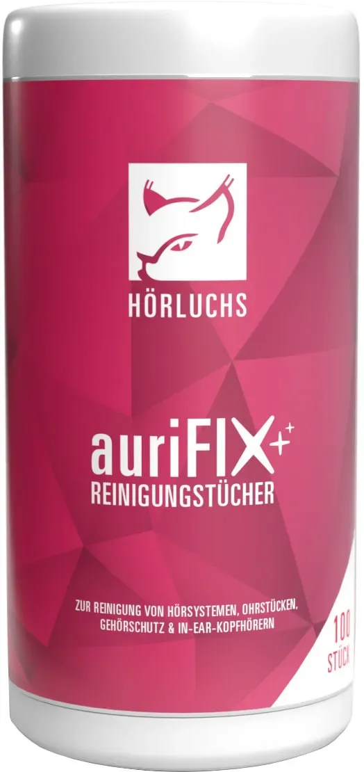 Hörluchs auriFIX 100 Reinigungstücher für In-Ear Hörer