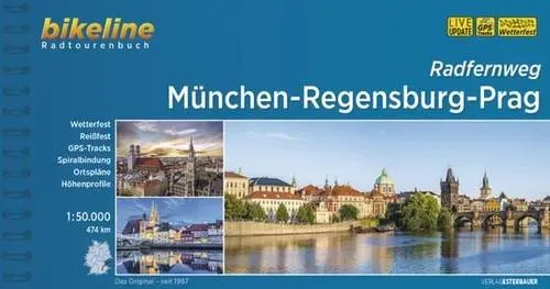 Preisvergleich Produktbild München-Regensburg-Prag Radfernweg