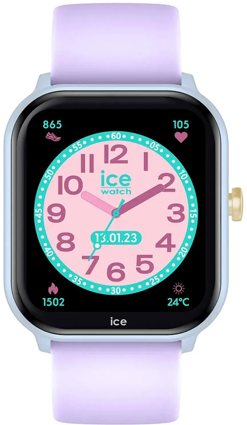 Ice-Watch 022800 Smartwatch für Kinder ICE Smart Two Hellblau/Lila