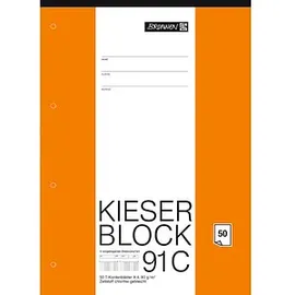 Brunnen Arbeitsblock Kieserblock DIN A4 T-Konten Lineatur 91C