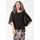 GOLDNER Edle Chiffonbluse schwarz 38