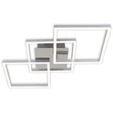 Briloner LED Deckenleuchte 76,3 cm aluminium-chrom