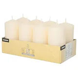 Papstar Stumpenkerze 5 x 10 cm 48 St. creme 