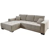 A.Z. Iwaniccy Eckcouch Webstoff 2-Sitzer Greige