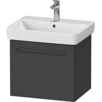 Duravit No.1 Waschtischunterbau wandhängend, 1 Auszug, 540x426x478mm, mit Siphonausschnitt