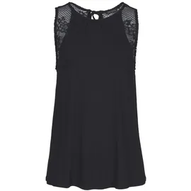 LASCANA Strandtop Damen schwarz Gr.44/46
