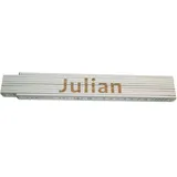 Heka Zollstock Julian 2 m, weiß