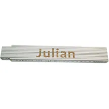 Heka Zollstock Julian 2 m, weiß