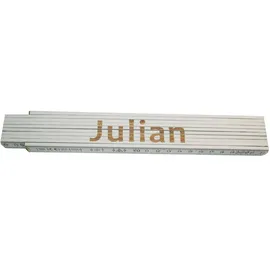 Heka Zollstock Julian 2 m, weiß