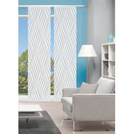 VISION S »2ER SET Wave Paneelwagen 2 Stk. tlg. HxB: 260x60, Schiebevorhang 2er Set Digitaldruck
