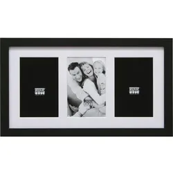 Deknudt S66KA3 Galerie   3x13x18 Holz schwarz mit Passepartout