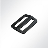 LYSEL® Schieber Stopper Gleiter Regulator Gurtstecker (10-tlg) schwarz 4 cm