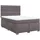 vidaXL Boxspringbett 140 x 200 cm Grau