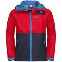 Jack Wolfskin Regenjacke Rainy Rot 128
