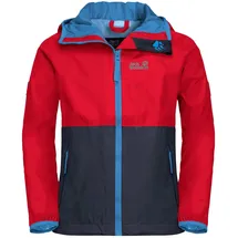 Jack Wolfskin Regenjacke Rainy Rot 128