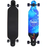 Longboard Geeignet Erwachsene Jungen Mädchen Jugendliche maximales Ladegewicht 330Ibs 104 cm x 22.9 cm ABEC-11 8 Schichten Ahorn professionelles Skateboard (Longboard-xingkong)