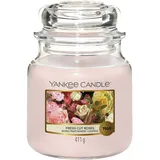 Yankee Candle Fresh Cut Roses mittelgroße Kerze 411 g