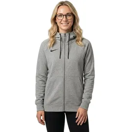 Nike Park 20 Fleece Kapuzenjacke Damen dk grey heather/black/black XS