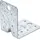 BGS Winkelverbinder mit Sicke 90 x 90 x 65 x 2,5 mm