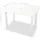 vidaXL Gartentisch 101 x 68 x 72 cm weiß