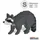 JEKCA Bricks Raccoon 01 ST19ML39