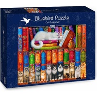 Bluebird Puzzle 1000 Katzenbibliothek (1000 Teile)