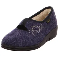 Fischer Damen Niedrige Hausschuhe 203528,Blau Blau 555,40 EU