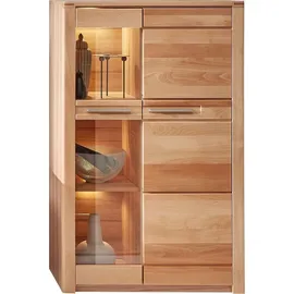 Stella Trading Vitrine 85 x 137 x 40 cm Braun