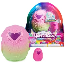 Hatchimals Rainbowcation Mini-Family Pack, Spielset mit 3 CollEGGtibles-Figuren und bis zu 3 Überraschungs-Babys, Spielzeug für Mädchen ab 5 Jahren