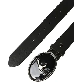 rettungsring gürtel Gürtel Leder schwarz 110