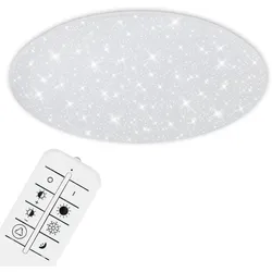 BRILONER LEUCHTEN LED-Sternenhimmel "3429016 VERB", weiß, Lampen, CCT, Sternenhimmel, dimmbar, Fernbedienung, weiß, 75 cm