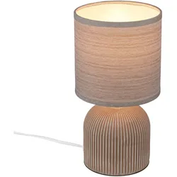 BRILONER LEUCHTEN Tischleuchte "INO Tischlampe", braun (beige), Lampen