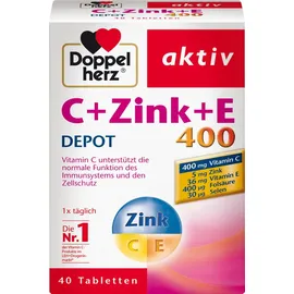 Doppelherz Aktiv Vitamin C + Zinc + E Tabletten 40 St.