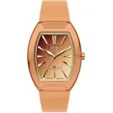 ICE-Watch - Ice boliday Dome Peach Cherry Sunset - Orange Damenuhr mit Silikonarmband - 024036 (Small)