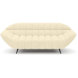 Sofa Gappa Stoff Beige 2-Sitzer