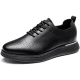 Bruno Marc Herren Anzugschuhe lässige Schnürschuhe Business Sport Schuhe Moderne Klassische dresssporty,Size 44.5,Schwarz,SBOX2318M - 44.5 EU