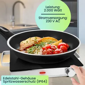 casativo Mobile Glaskeramik-Kochplatte