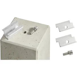 Kann Solarmodulhalter grau 80 cm x 11,3-25,4 cm x 12 cm