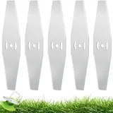 KOQAIIZ 5 Stück Ersatzmesser Rasentrimmer, Rasentrimmer Zubehör, Ersatzklinge Rasenkantenschneider, für kabellosen Rasentrimmer, Gartenausstattung
