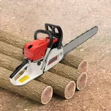 52CC Benzin-Kettensäge, 2Kw Kettensäge Zum Holzschneiden, 2-Takt-Kettensägen-Set