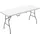 Outsunny Gartentisch Klappbar 180 x 74 x 74 cm Weiß