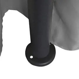 vidaXL Gartenpavillion Ø 3,5 m anthrazit