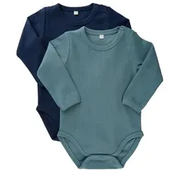Minymo Langarmbody 2er Pack Goblin Blue, 56