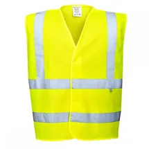 PORTWEST antistatische Warnschutz Weste - flammhemmend, Größe: 4X/5X, Farbe: Gelb, FR71YER4X/5X